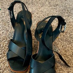 Black Platform Sandals